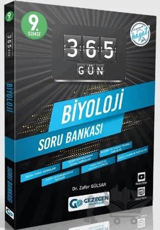 9. Sınıf Biyoloji 365 Gün Soru Bankası – Zafer Gülsar, Canan Öz – Gezegen Yayıncılık kitap kapağı
