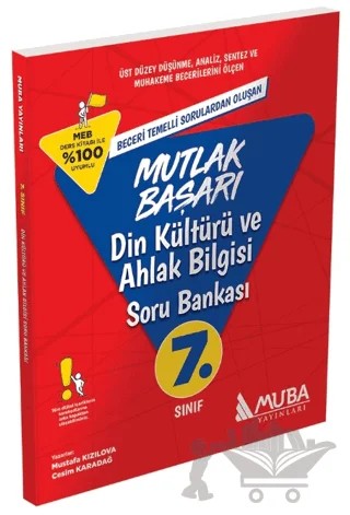 7. Sınıf Din Kültürü ve Ahlak Bilgisi Soru Bankası – Mustafa Kızılova, Cesim Karadağ – Muba Yayınları kitap kapağı