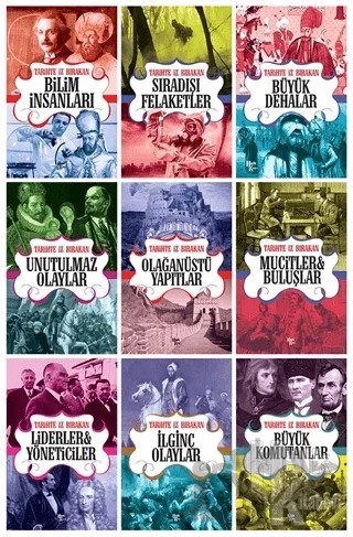 Tarihte İz Bırakanlar Seti (9 Kitap) – Rıza Süreyya – Halk Kitabevi kitap kapağı