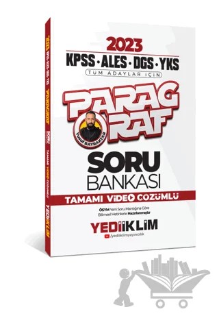 2023 KPSS ALES DGS YKS Tüm Adaylar İçin Paragraf Soru Bankası Tamamı Video Çözümlü – Kolektif – Yediiklim Yayınları kitap kapağı