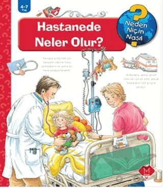 Ravensburger Minikler - Hastanede Neler Olur? – Andrea Erne – Mikado Yayınları kitap kapağı