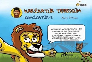 Karikatür Tebessüm - Komikatür 2 – Azem Yılmaz – Palmira Yayınları kitap kapağı