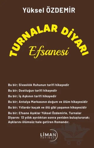 Turnalar Diyarı Efsanesi – Yüksel Özdemir – Liman Yayınevi kitap kapağı