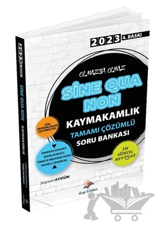 Sine Qua Non Kaymakamlık Hukuk Tamamı Çözümlü Soru Bankası – Soysal Aygün – Dizgi Kitap kitap kapağı
