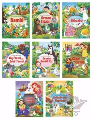 Yumurcak Çıkartmalı Klasikler Serisi (8 Kitap) – Yumurcak Yayınları kitap kapağı