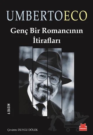 Genç Bir Romancının İtirafları – Umberto Eco – Kırmızı Kedi Yayınevi kitap kapağı