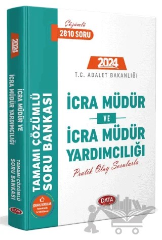İcra Müdür ve Müdür Yardımcılığı Tamamı Çözümlü Soru Bankası – Kolektif – Data Yayınları kitap kapağı