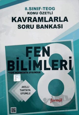 8. Sınıf Fen Bilimleri Konu Özetli Kavramlarla Soru Bankası – Kolektif – Formül Yayınları kitap kapağı