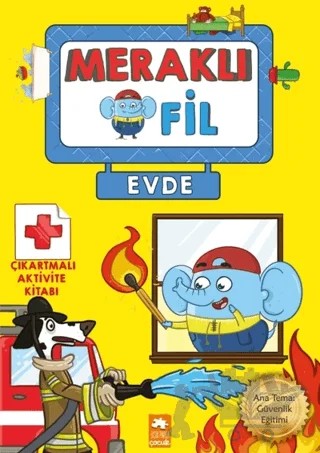 Meraklı Fil - Evde – Kolektif – Eksik Parça Yayınları kitap kapağı
