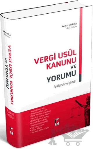 Açıklamalı ve İçtihatlı Vergi Usul Kanunu ve Yorumu – Kemal Çağlar – Adalet Yayınevi kitap kapağı
