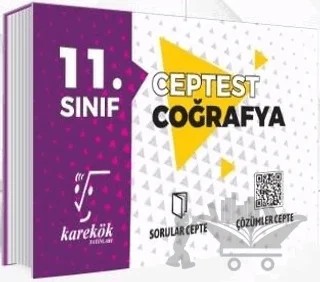 11. Sınıf Coğrafya Cep Test – Kolektif – Karekök Yayıncılık kitap kapağı