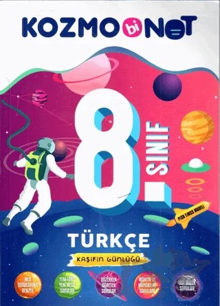 8. Sınıf Türkçe Kozmobinot Kaşifin Günlüğü Konu Anlatımı – Kolektif – Bi Not Yayınları kitap kapağı
