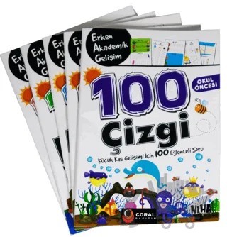 Niha Çocuk Okul Öncesi Erken Akademik Gelişim 100 Etkinlik (5 Kitap Set) 5+Yaş – Soner Öztürk – Coral Dağıtım kitap kapağı