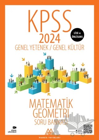 KPSS GKGY Matematik Geometri Soru Bankası Lise ve Önlisans – Kolektif – Marsis Yayınları kitap kapağı