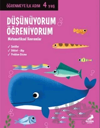 Düşünüyorum, Öğreniyorum - Öğrenmeye İlk Adım (4 Yaş) – Kolektif – Erdem Çocuk kitap kapağı