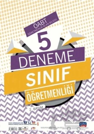 ÖABT Sınıf Öğretmenliği Öğretmenlik Alan Bilgisi 5 Deneme – Kolektif – Nobel Sınav Yayınları kitap kapağı