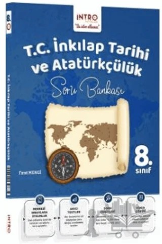 8. Sınıf T.C. İnkılap Tarihi ve Atatürkçülük Soru Bankası – Fırat Mengi – İntro Yayınları kitap kapağı