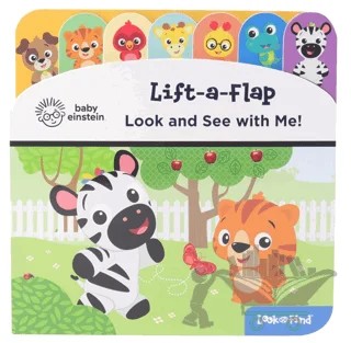 Baby Einstein: Lift A Flap Look and See With Me – Kolektif – Pi Kids kitap kapağı