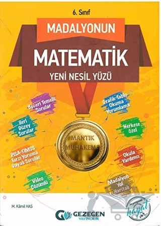 Gezegen Yayınları 6. Sınıf Madalyonun Matematik Yüzü – Kolektif – Gezegen Yayıncılık kitap kapağı