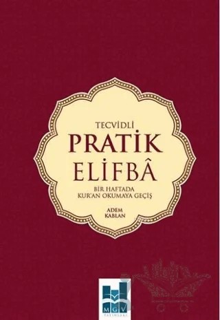 Tecvidli Pratik Elifba – Adem Kablan – Mgv Yayınları kitap kapağı
