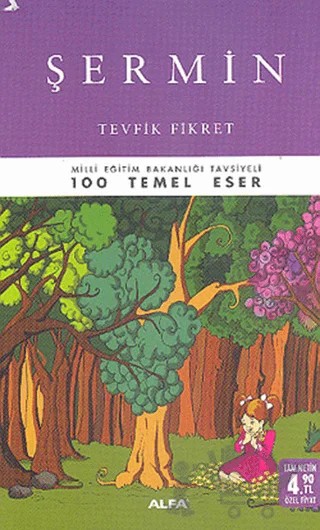 Şermin – Tevfik Fikret – Alfa Yayınları kitap kapağı