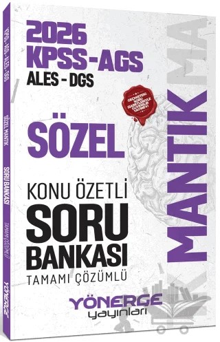 2026 KPSS MEB-AGS ALES DGS Sözel Mantık Konu Özetli Soru Bankası – Kolektif – Yönerge Yayınları kitap kapağı