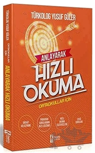 Anlayarak Hızlı Okuma Ortaokullar İçin – Yusuf Güler – İSEM Yayıncılık kitap kapağı