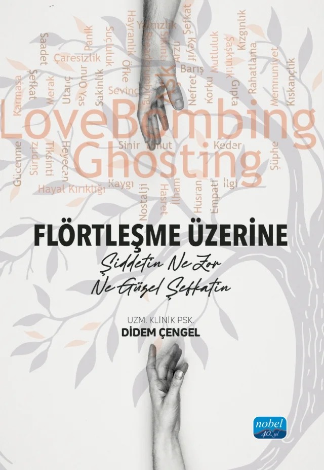 FLÖRTLEŞME ÜZERİNE - Şiddetin Ne Zor Ne Güzel Şefkatin – Didem Çengel – Nobel Akademik Yayıncılık kitap kapağı
