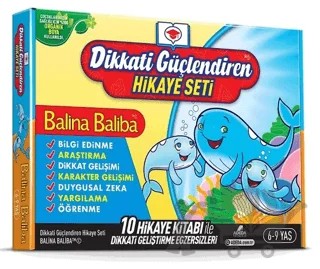 Dikkati Güçlendiren Hikaye Seti - Balina Baliba Kutulu Set (10 Kitap Takım) – Hasan Ay – Adeda Yayınları kitap kapağı