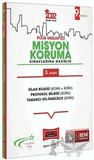 2022 Polis Meslek İçi Misyon Koruma Sınavlarına Hazırlık – Kolektif – Yargı Yayınevi kitap kapağı
