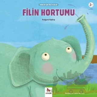Filin Hortumu - Minikler İçin Ünlü Eserler – Joseph Rudyard Kipling – Almidilli kitap kapağı