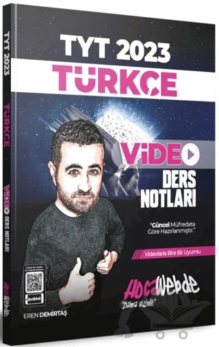 2023 TYT Türkçe Video Ders Notları – Eren Demirtaş – HocaWebde Yayınları kitap kapağı