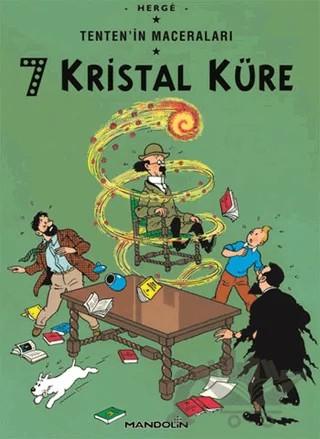 7 Kristal Küre Tenten’in Maceraları 12 – Herge – Mandolin Yayınları kitap kapağı