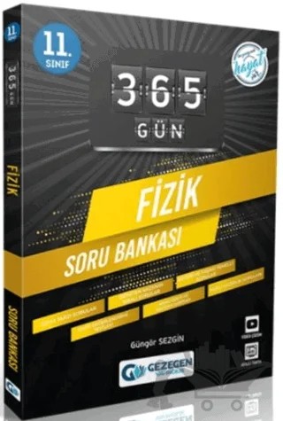 11. Sınıf 365 Gün Fizik Soru Bankası – Güngör Sezgin – Gezegen Yayıncılık kitap kapağı