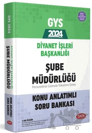 Diyanet İşleri Başkanlığı GYS Şube Müdürlüğü Hazırlık Kitabı – Kolektif – Data Yayınları kitap kapağı