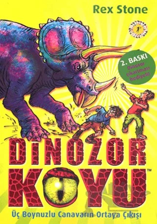 Dinozor Koyu 2 - Üç Boynuzlu Canavarın Ortaya Çıkışı – Rex Stone – Artemis Yayınları kitap kapağı