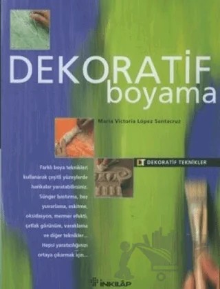 Dekoratif Boyama – M. V. Lopez Santacruz – İnkılap Kitabevi kitap kapağı