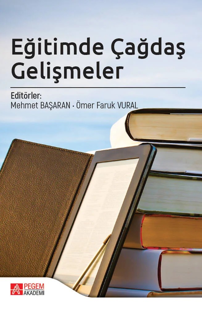 Eğitimde Çağdaş Gelişmeler – Mehmet Başaran, Elif Doğan, Esra Karaoğlu, Havva Nur Yılmaz – Pegem Akademi Yayıncılık kitap kapağı