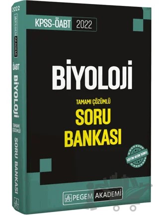 2022 KPSS ÖABT Biyoloji Tamamı Çözümlü Soru Bankası – Kolektif – Pegem Akademi Yayıncılık kitap kapağı