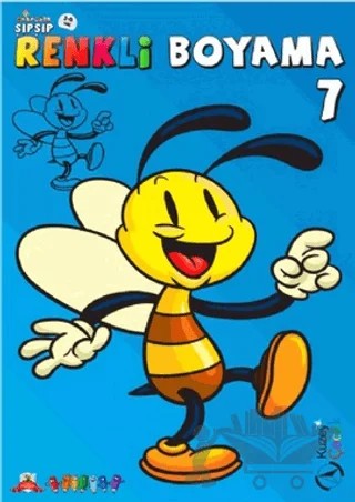 ŞıpŞıp - Renkli Boyama 7 – Yağmur Bülbül – Kuzey Yayınları kitap kapağı