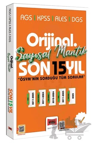 2026 KPSS AGS ALES DGS Orijinal Sayısal Mantık Son 15 Yıl Çıkmış Sorular – Kolektif – Yargı Yayınevi kitap kapağı