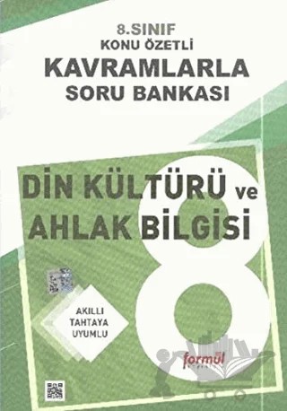 8. Sınıf Din Kültürü ve Ahlak Bilgisi Konu Özetli Kavramlarla Soru Bankası – Kolektif – Formül Yayınları kitap kapağı