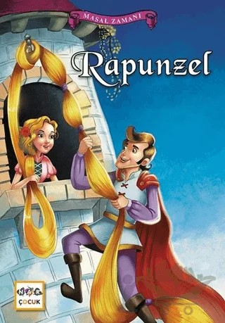Rapunzel (Büyük Boy) – Jacob Grimm, Wilhelm Grimm – Nar Çocuk kitap kapağı