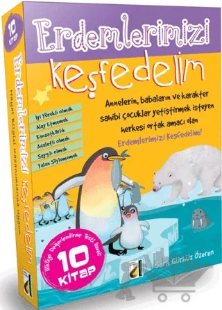 Erdemlerimizi Keşfedelim (10 Kitap Takım) – Sara Gürbüz Özeren – Damla Yayınevi kitap kapağı