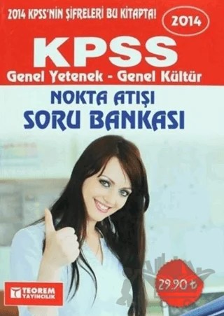 2014 KPSS Genel Yetenek - Genel Kültür Nokta Atışı Soru Bankası – İrfan İlbasmış – Teorem Yayıncılık kitap kapağı