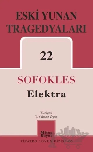 Eski Yunan Tragedyaları 22 Elektra – Sofokles – Mitos Boyut Yayınları kitap kapağı