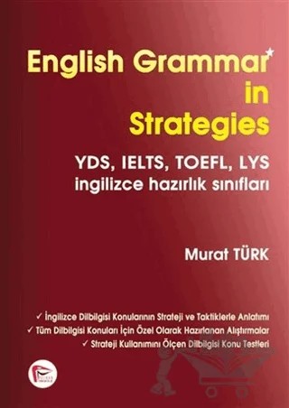 English Grammar in Strategies – Murat Türk – Pelikan Tıp Teknik Yayıncılık kitap kapağı