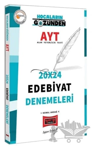 Hocaların Gözünden AYT 20 x 24 Edebiyat Denemeleri – Kemal Akdağ – Yargı Yayınevi kitap kapağı