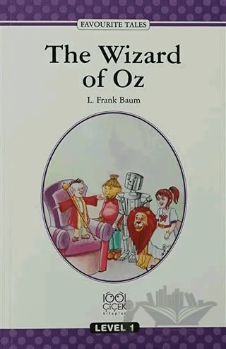 The Wizard of Oz - Level 1 – L. Frank Baum – 1001 Çiçek Kitaplar kitap kapağı