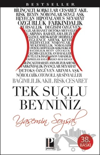 Tek Suçlu Beyniniz – Yasemin Soysal – Pozitif Yayınları kitap kapağı